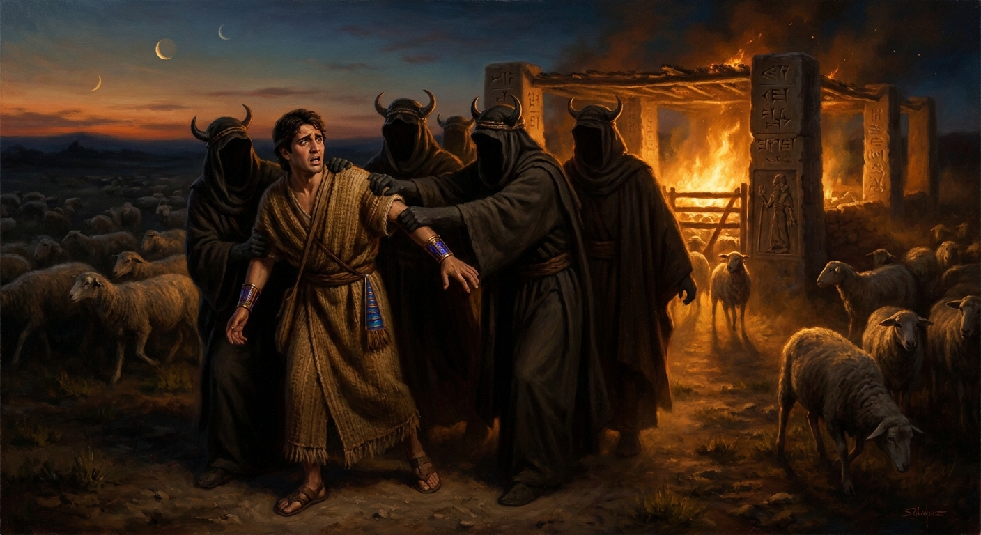 The Galla demons seize Dumuzi the shepherd in Ishtar's name and drag him below to take her place.