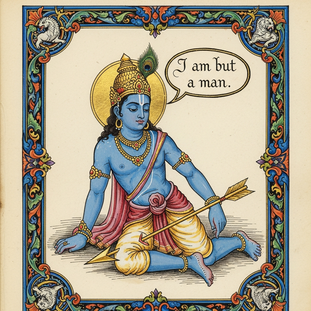 Krishna -- Arrow in the Heel