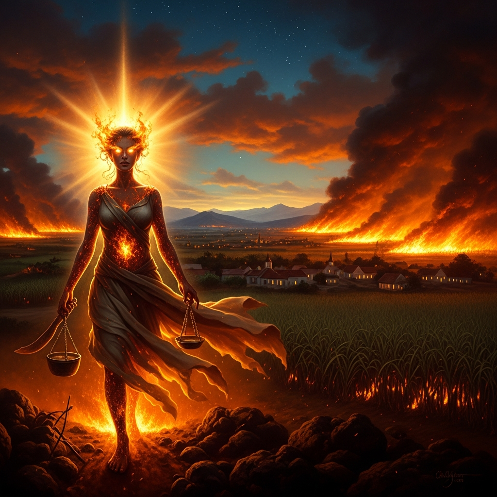 The night of August 22, 1791: the plantation fires visible for miles, the sky orange in eight directions. The north of Saint-Domingue is burning. Twelve years of war are beginning. Marinette is in every fire.