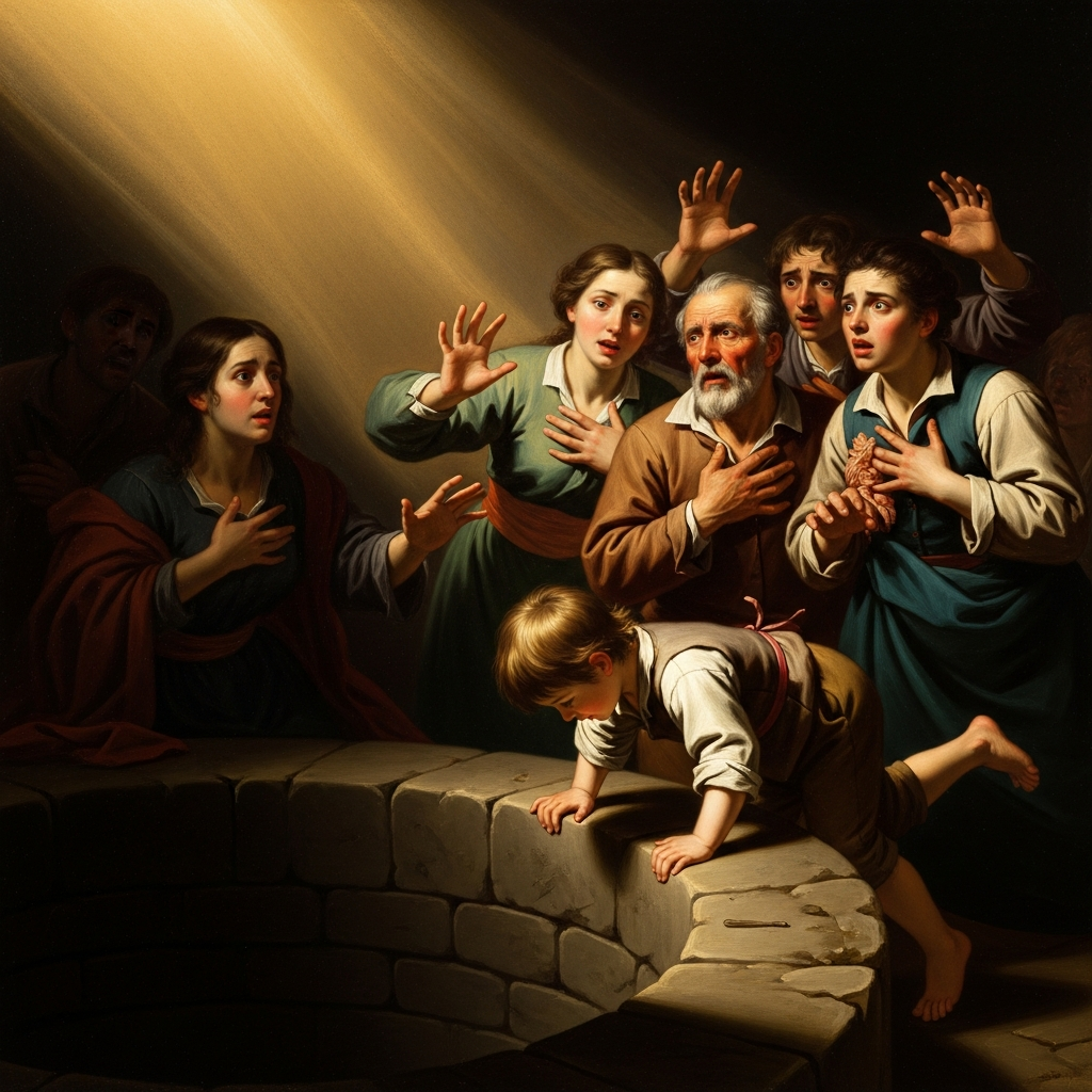 A child at the edge of a well, tipping forward — and every person nearby feels the lurch in the chest that Mencius calls the first sprout of benevolence.