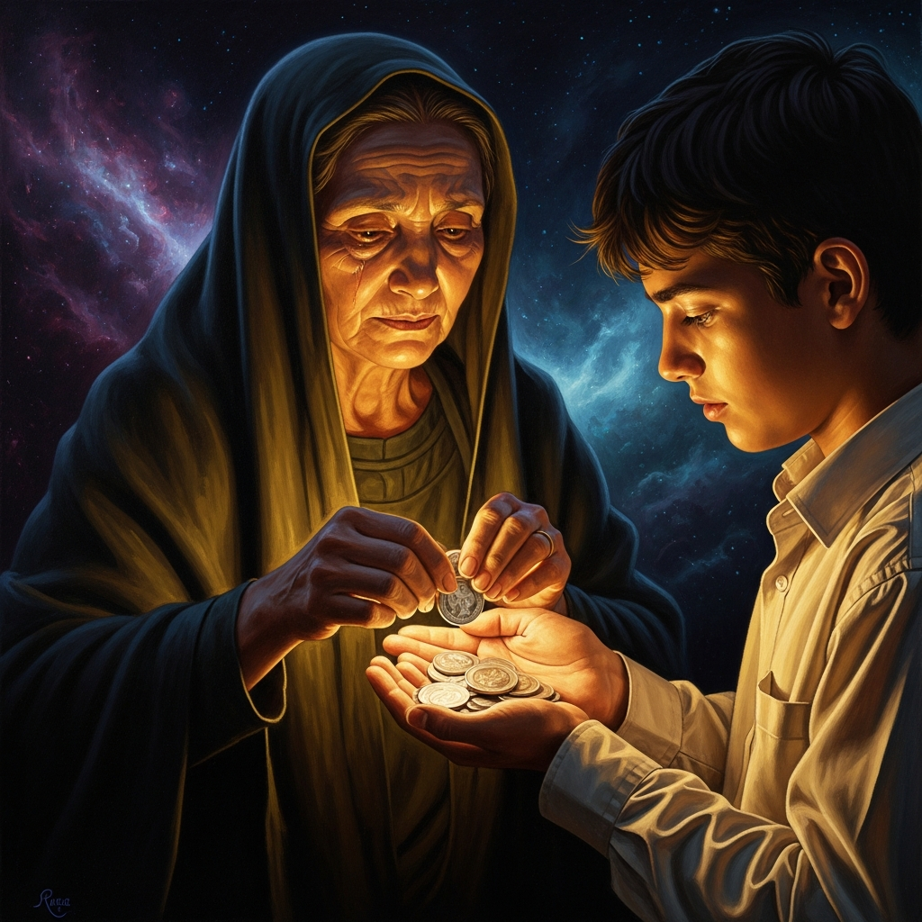 His mother presses silver into his hands and tells him to go learn sorcery. She does not weep. She has been weeping for years. Now she is done weeping.