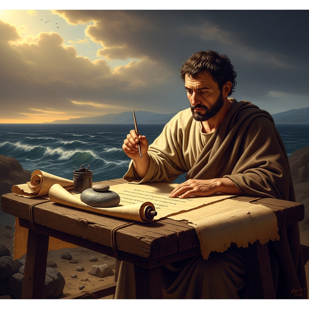Ovid at a rough table in Tomis in winter, stylus in hand, papyrus weighed down by a stone against the Black Sea wind. He is writing another letter. He is writing another poem.