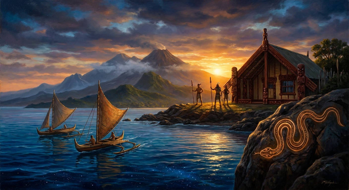Oceania — epic cinematic painting