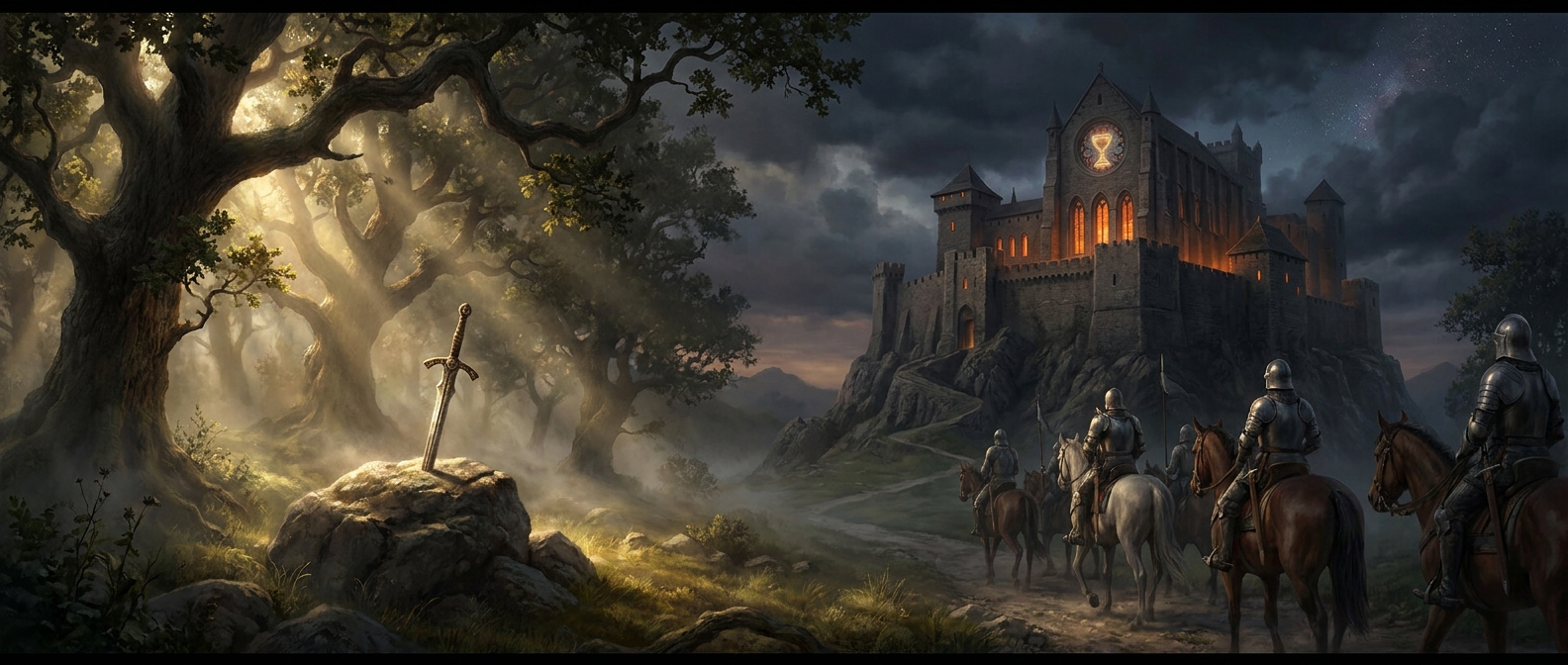 Arthurian — epic cinematic painting