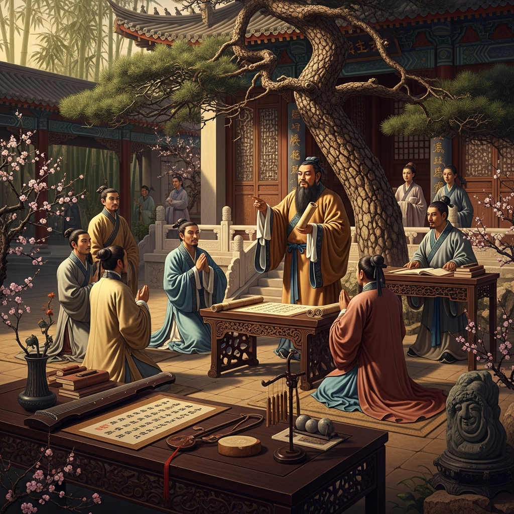 The Analects of Confucius — illustration