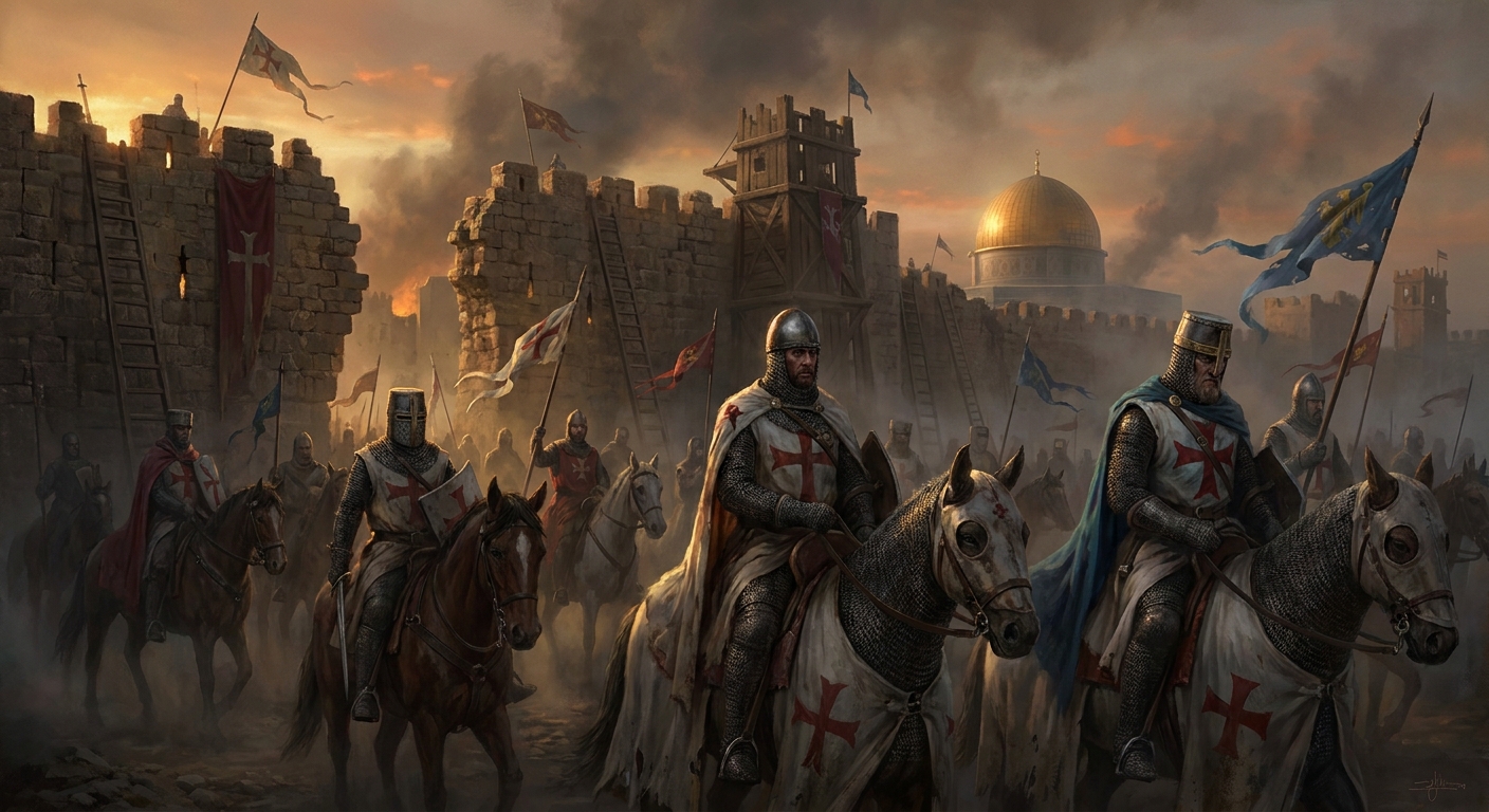 Crusaders Enter Jerusalem