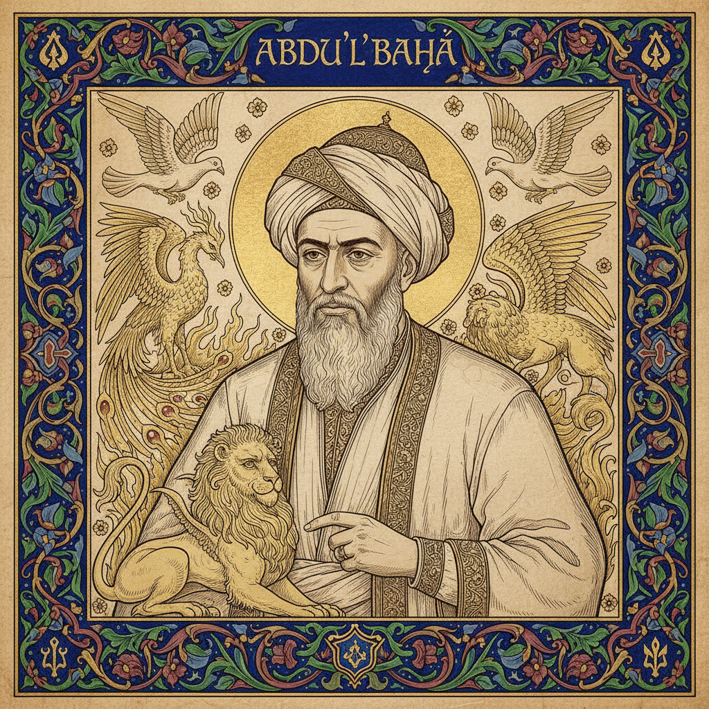 Portrait of 'Abdu'l-Bahá