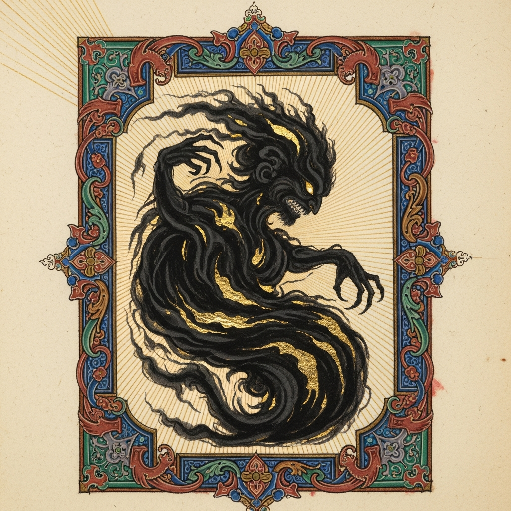 Portrait of Angra Mainyu / Ahriman