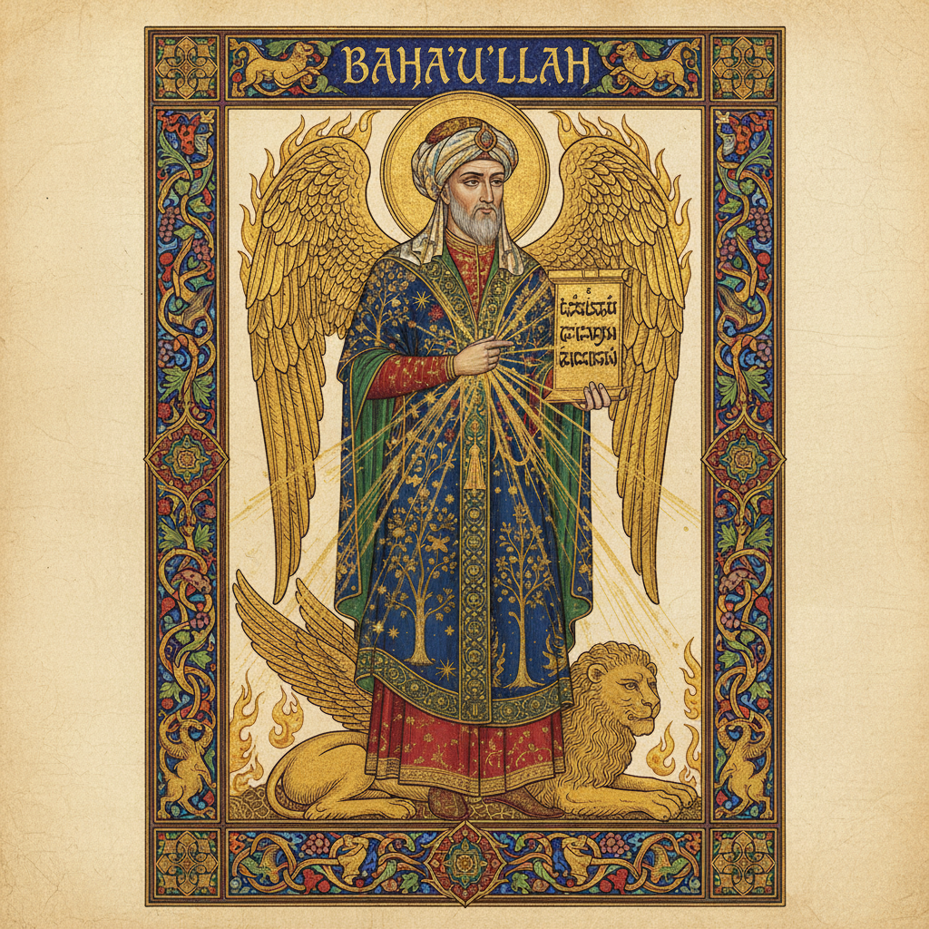 Portrait of Bahá'u'lláh