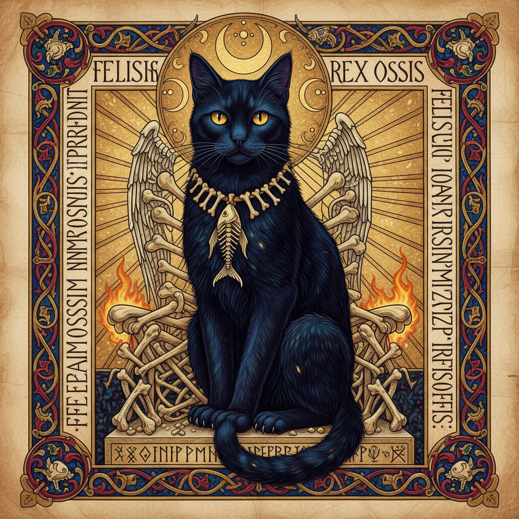 Portrait of Black Cat Bone