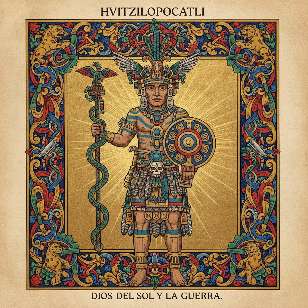 Portrait of Huitzilopochtli