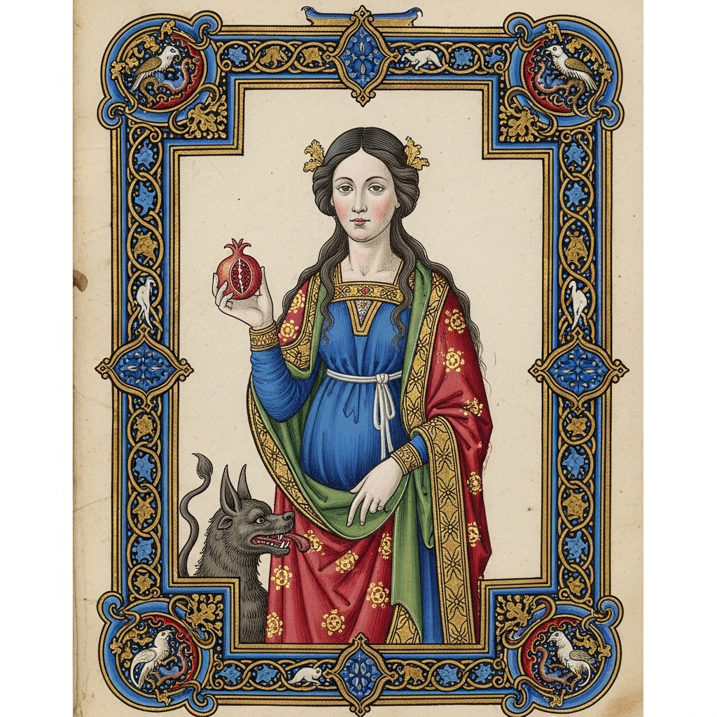 Portrait of Persephone (Orphic)