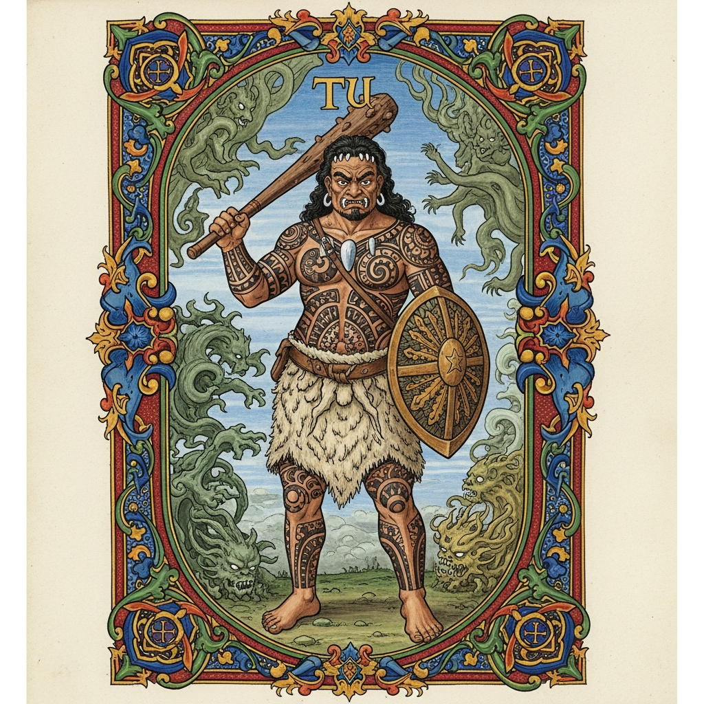 Portrait of Tu-matauenga