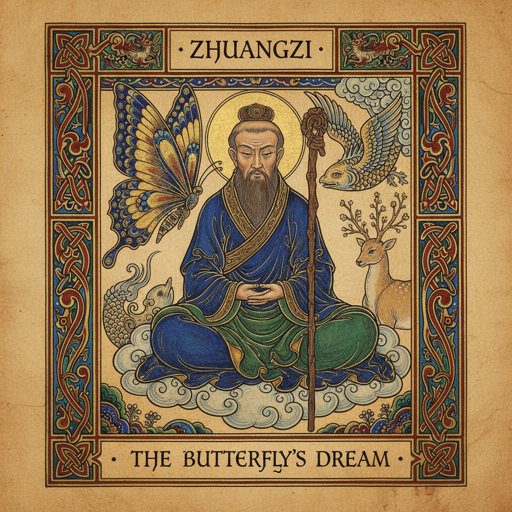 Portrait of Zhuangzi (Zhuang Zhou)