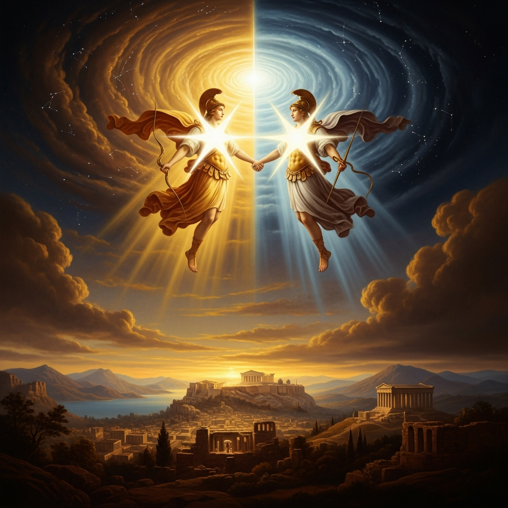 The Divine Twins: Castor and Pollux, the Ashvins, Romulus and Remus, Hunahpu and Xbalanque — hero image