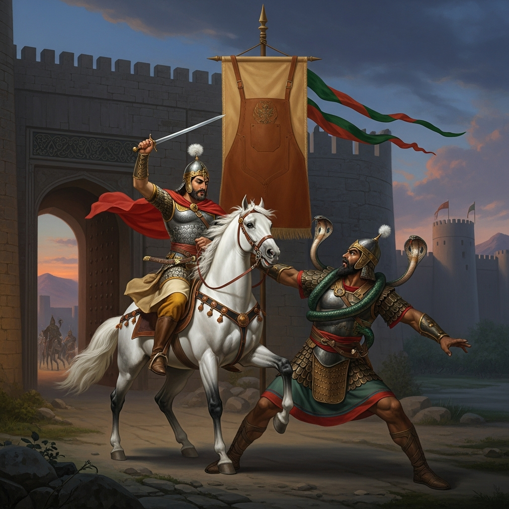 Fereydun and the Serpent King — hero image