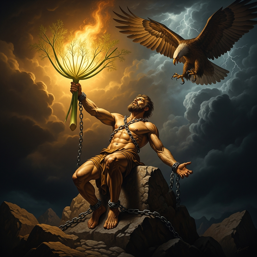 Fire Stolen and Fire Born: Prometheus, Agni, Pele, Hephaestus, and Kagutsuchi — hero image