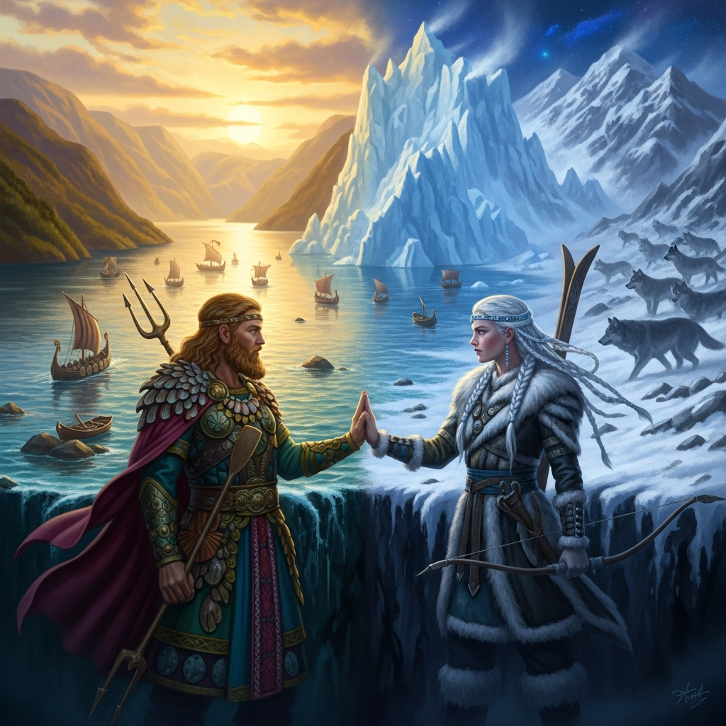 Njord and Skadi: A Marriage Chosen by the Feet — hero image