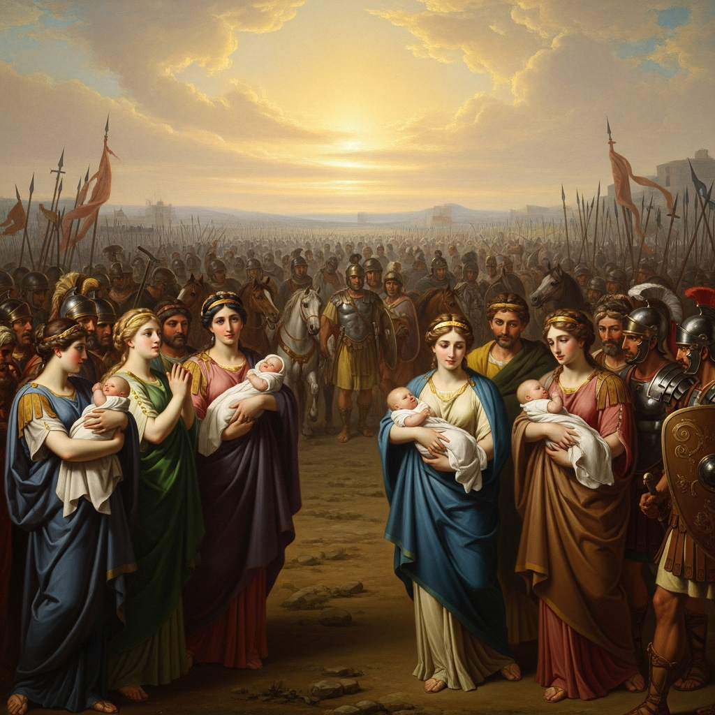 The Sabine Women Between the Armies — hero image