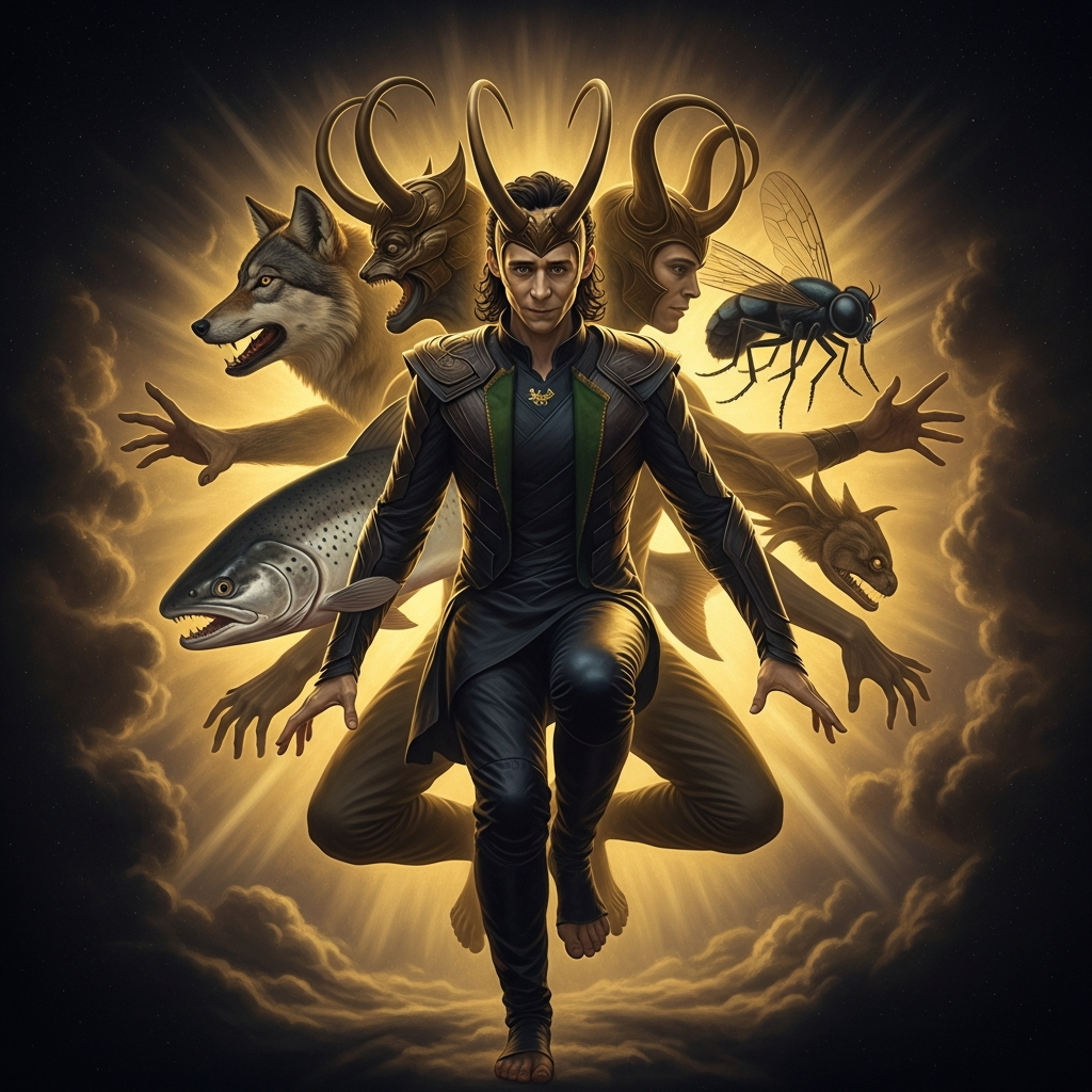 The Shape That Isn't Fixed: Proteus, Loki, Coyote, Vishnu, and Circe — hero image